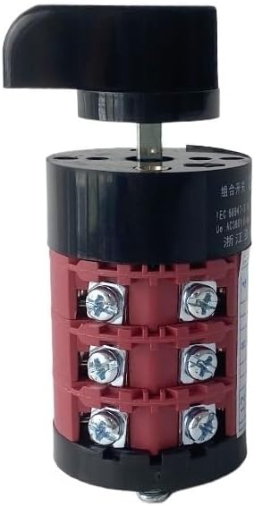 Customize Cam Switch 0-7 Position 20A 660V 3 Poles Rotary Screws Manual Electrical Changeover Interrupteur HZ5B-20/7/3