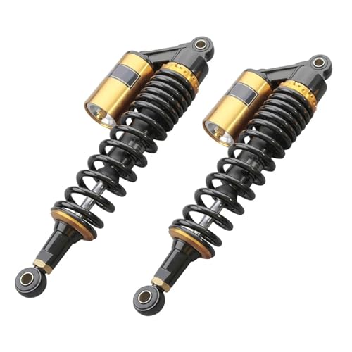Amortisseurs de suspension moto 375mm arrière dorés haute performance pour quad