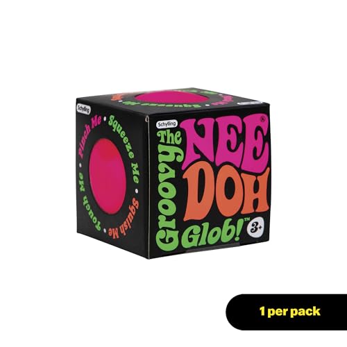 Image of Schylling NeeDoh Original - Sensory Fidget Toy - Pink - Ages 3 to Adult , 1 Count ( Pack of 1)