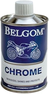 Nettoyant Belgom Chromes Poli 250ml + Chiffon de Nettoyage Gratuit Moto Auto