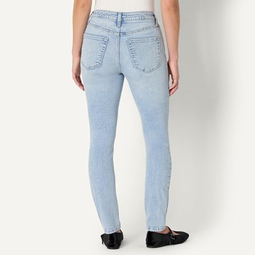 Image of Amazon Essentials Women's High Stretch Mid-Rise Skinny Jeans