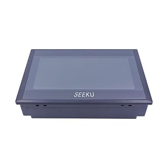 SEEKU 24 in 24 Digits Out 7 inch HMI PLC All in One Touch Screen with PLC Integrated Panel 0-10V 4-20MA Analog MODBUS (Relay Output)