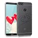 Produktbild kwmobile Huawei Enjoy 7S / P Smart (2017) Hülle - Handyhülle für Huawei Enjoy 7S / P Smart (2017) - Handy Case in Handzeichen Herz Design Schwarz Transparent