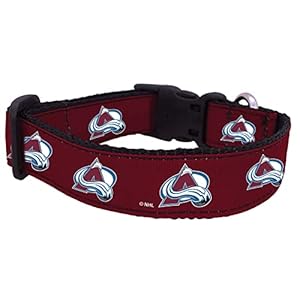 All Star Dogs NHL unisex NHL Colorado Avalanche Dog Collar