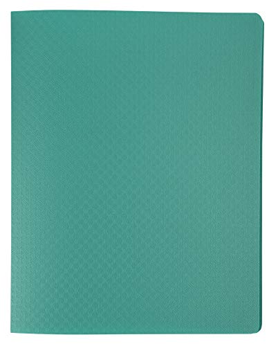 Exacompta 88210E Sichtmappe aus extra starkem Kunststoff mit 20 Hüllen, 40 Sichten - 18x23 cm für Unterlagen im DIN A5-Format - 1 Stück Zufallsfarbe