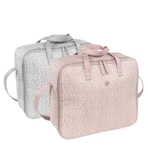 Pasito a Pasito Maleta De Clínica Flower Mellow. Bolsa De Maternidad Útil Para Llevar Al Hospital O Clínica. Organizador Fabricado En Polipiel Con Estampado De Flores Impresas. Color Gris