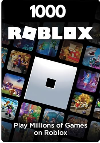 Roblox Gift Card Code - 1000 Roblox Robux 1000 (Code Only)