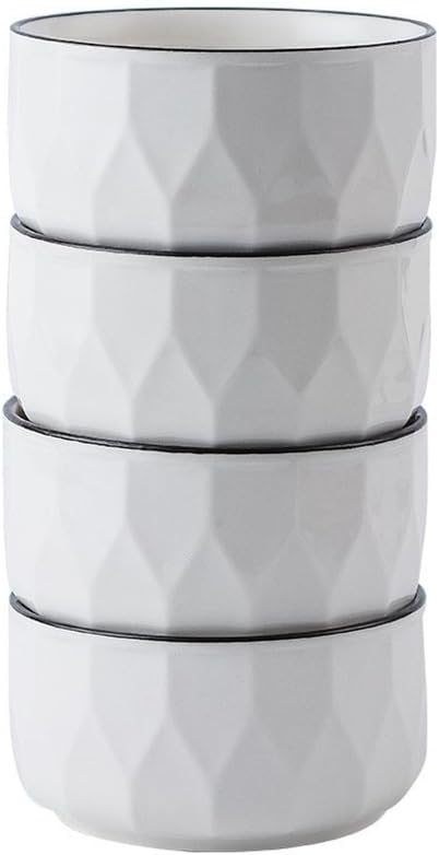 Household Scandinavian Dishes Ceramic Rice Bowl Tableware Set