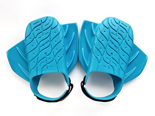 Aletas cortas Waveo Fun Fins ajustables para evitar calambres al nadar en mar 3