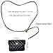 Larswon Chain Belt Bag for Women, Synthetic Leather Belt Purse Chain Purse Mini Goth Fanny Pack Fashion Waist Packs Detachable Small