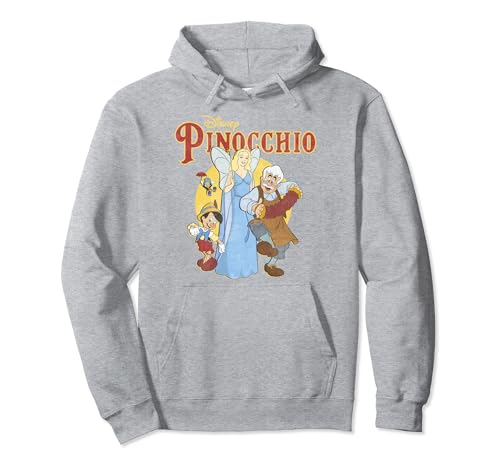 Hoodie Disney Pinocchio cadeau idéal pour anniversaire et passionnés de cinéma