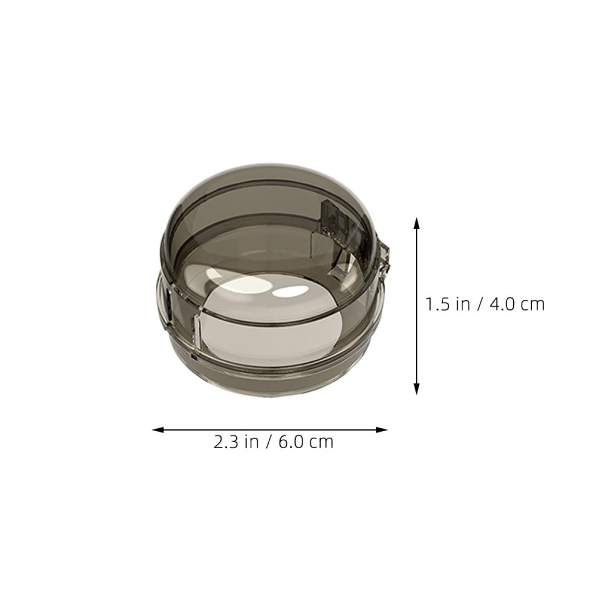 8 pièces Cache-boutons Cuisinière Transparent Protection Sécurité Facile à Installer Couvre Boutons Gaz pour Brûleurs Four