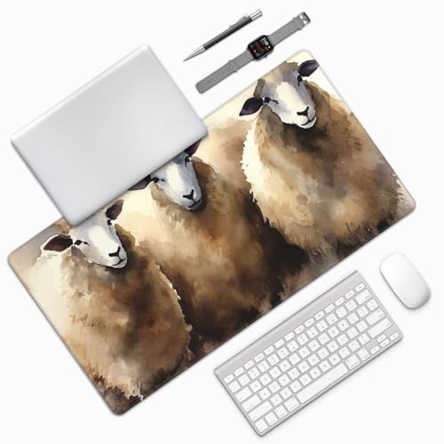 Tapis de souris de jeu sans glissement grand format pour protéger le bureau - 6