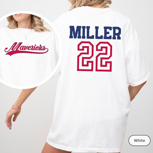 Camisa tipo jersey personalizada unisex con nombre de equipo – Ultra suave, camiseta deportiva con nombre de equipo de béisbol; ideal para familias a juego, día de juego y regalos miniatura 3