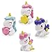 Mini figurki z jednorożcem, dekoracja tortu urodzinowego, tortu urodzinowego, figurki z jednorożcem, modelki, ozdoby na tort, na urodziny, wesele, baby shower, chłopcy, dziewczęta, dzieci, dzieci, 4 szt