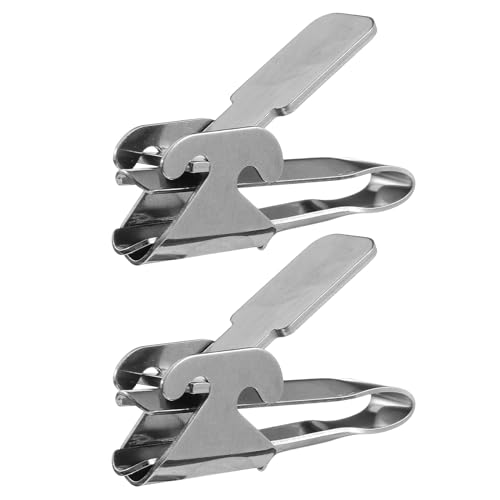 Angoily 2PCS Melon Plier Stainless Steel Sunflower Seed Opener Machine Melon Sunflower Seed Plier Opener Multi Functional Nut Sheller Cracker Kitchen Gadgets