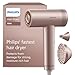 Philips Sèche-cheveux Philips High Speed 8000 Series, ThermoShield Advanced, ionique, embout de coiffage et diffuseur, soin du cuir chevelu, 1400 W, champagne rosé, modèle BHD837/10