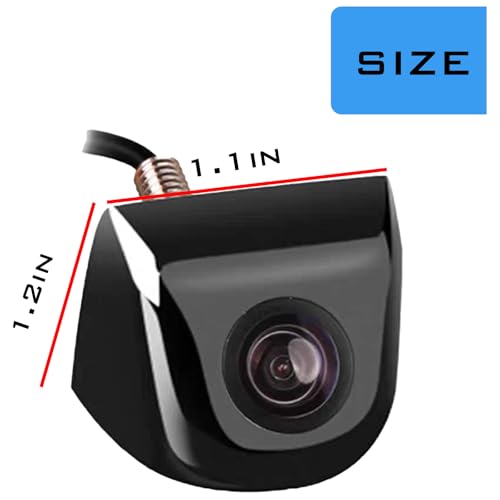Image of 1 Pcs Black Car Backup Camera, Hd Reverse Rear View Camera, 68 Waterproof Metal Style Reverse Rear View Backup Camera, Suitable for Most Cars, Suvs, Trucks, Rvs, Vans
