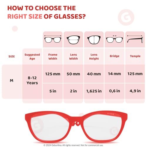 La Mejor Lista de Monturas de gafas para Niño - los más vendidos. 29 Monturas de gafas para Niño marca Geborilma (2)