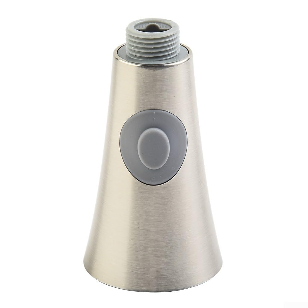 Ensemble de pulvérisation de robinet de cuisine extractible avec capacité de débit en deux étapes conçu pour un montage standard de 1,27 cm (noir)