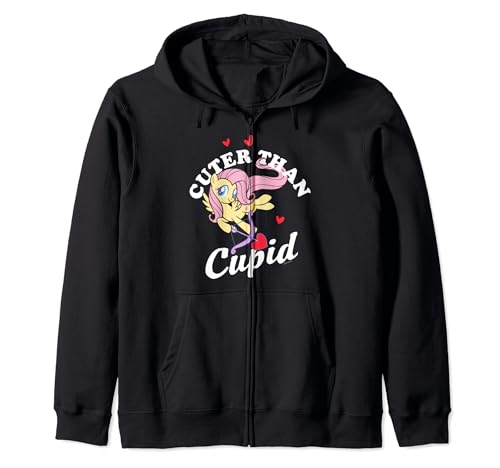 Sweat à capuche My Little Pony rose pour fille avec fermeture éclair