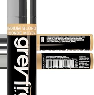 Greyfree Instant Hair Color Touch Up, Medium Blonde, 0.25 Ounce