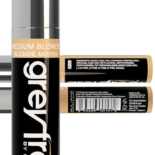 Greyfree Instant Hair Color Touch Up, Medium Blonde, 0.25 Ounce