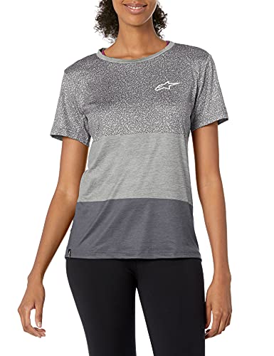 ALPINESTAR Women's Stella Alps 8.0 ss Jersey, Mid Gray Anthracite, Large