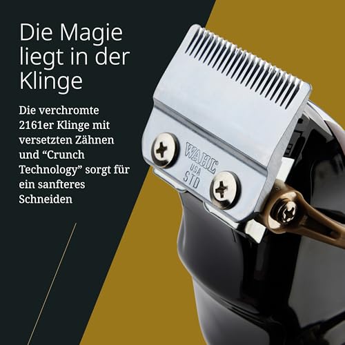 Wahl Cordless Magic Clip - Haarschneidemaschine für Blending, Rot