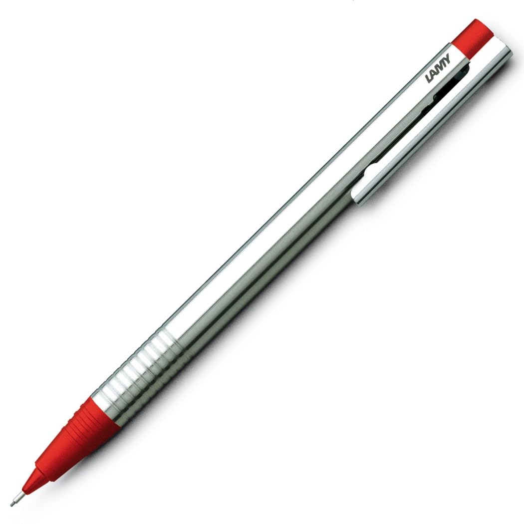 LAMY L105RD Mechanical Pencil, Logo, Stainless Steel, Red, 0.02
