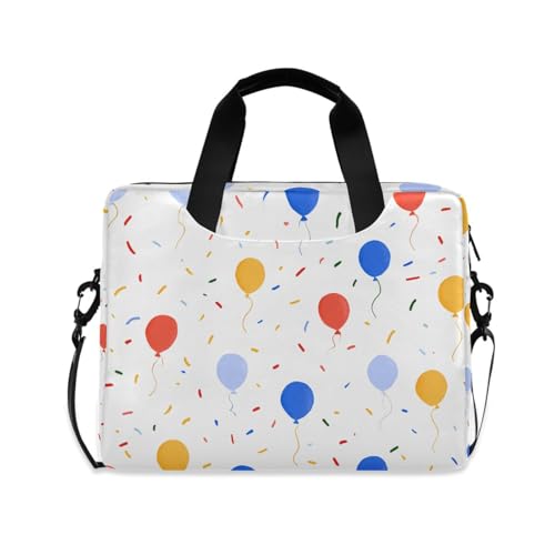 Bolso maletín para portátil ALAZA con estampado confeti y correa