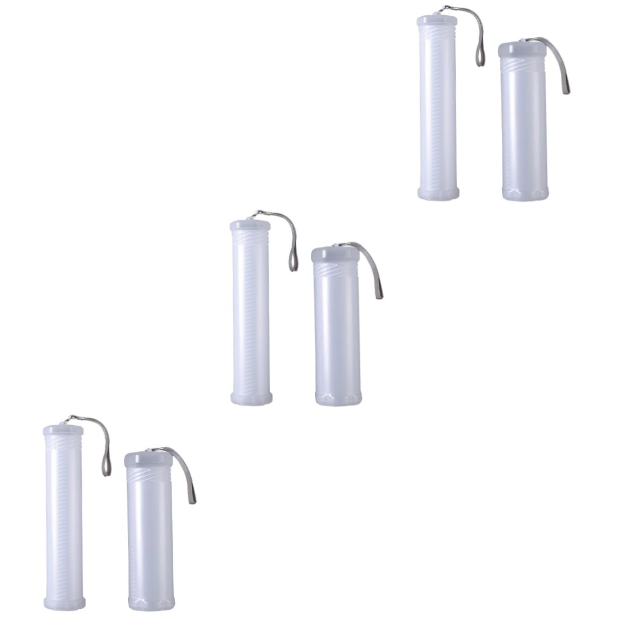 SHINEOFI 6pezzi Scatola Portapenne Telescopica Creativa Plastica Trasparente Da Astuccio Leggero Per Ufficio e Scuola Pratico Per Matite e Pennelli