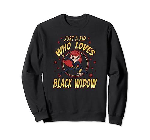 Sweat Black Widow Marvel Avengers idée cadeau idéale pour anniversaire d'enfant