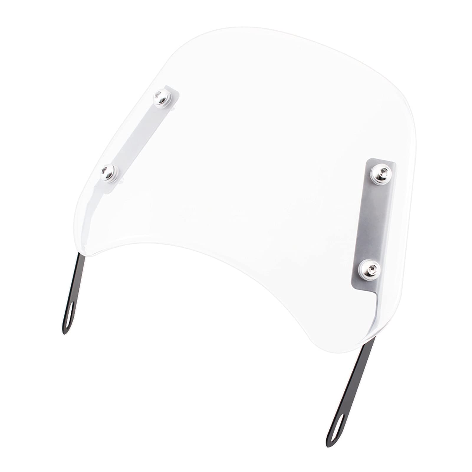 Déflecteur de vent sport transparent pour optique moto 5-7 pouces