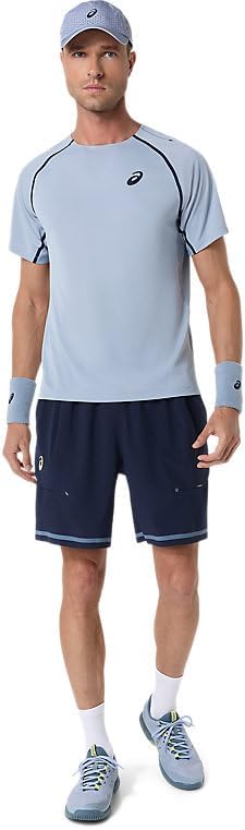 ASICS Men's Match Short Sleeve TOP Tennis Apparel