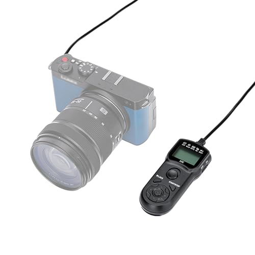 JJC Telecomando multifunzione con timer e morsetto per treppiede per fotocamera mirrorless Panasonic Lumix S9, G100D