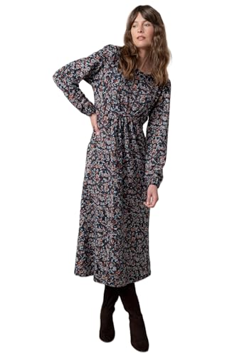 Lily & Me Celia Floral Print Midi Dress - Red - Size 18