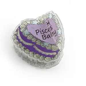 Pisces Baby Hair Clip,Personalized Gift Personalized Acetate Hair Claw Clip for Women