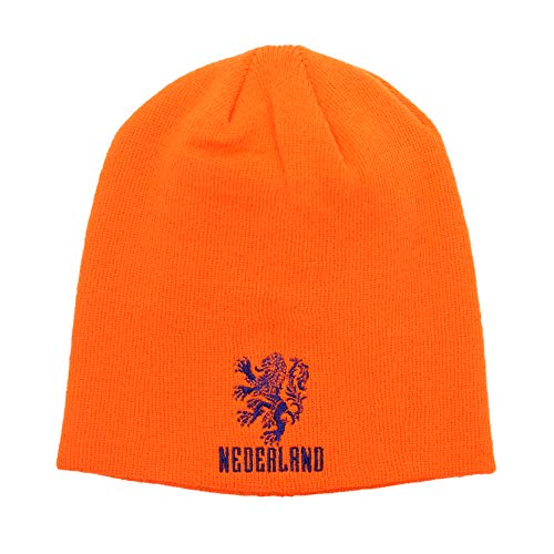 Bonnet d winter Orange tricoté Euroscarves vêtement chaud supporter de la Hollande pays bas