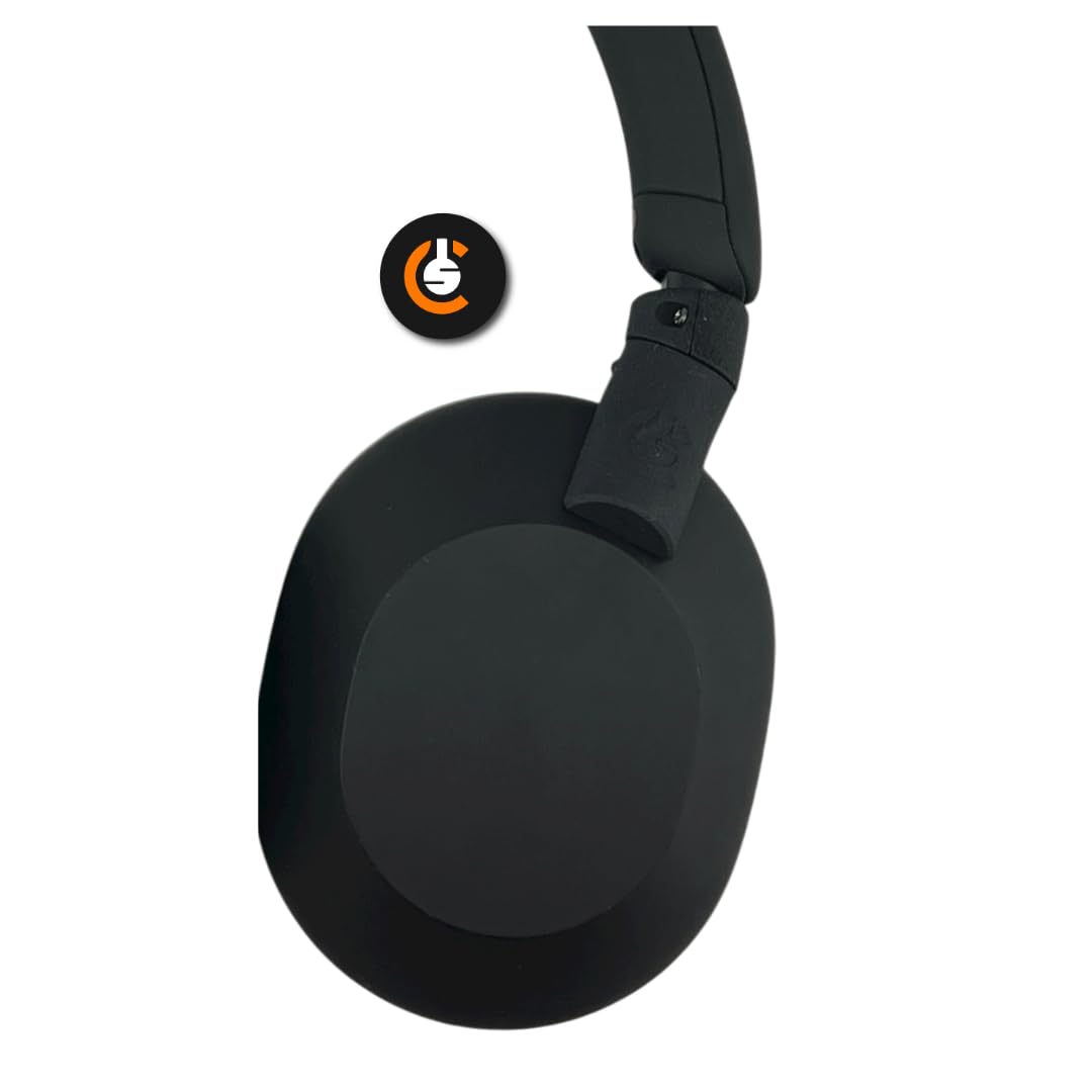 CS - Kit di riparazione per cuffie Sony WH-1000XM5 XM5, fascia rotta/parti di ricambio girevoli, colore: nero