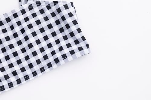 Image of LIZENS Girls Plaid Swimwear Two Piece Trim Swimsuit 2-12 Toddler Beach Bathing Suit for Kids