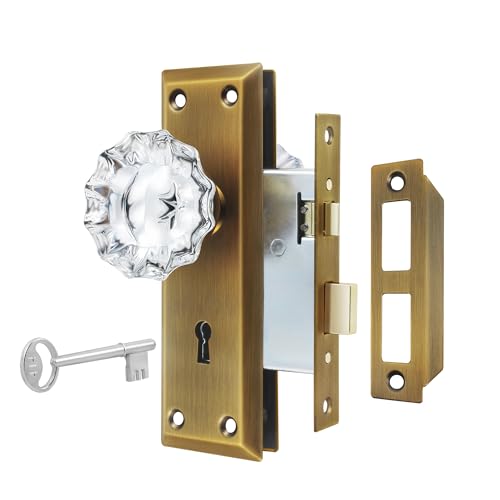 newliplace Upgraded Mortise Lock Set for Interior Door, Anti...