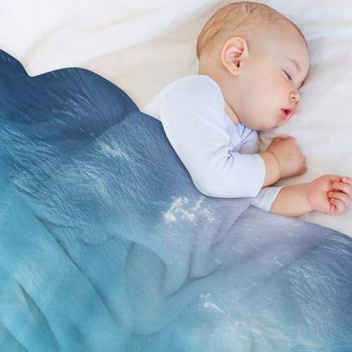 Couverture baleines contre les nuits fraîches - Plaid flannel doux pour lit et canapé - 4