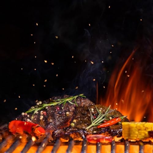 HECHKJ Grillrost Edelstahl Rund, Durchmesser 30 cm Grillgitter Rund, Silberfarben Rund Edelstahl Grillrost, Grillroste Ersatz Kugelgrill, Geeignet für Camping und Picknick