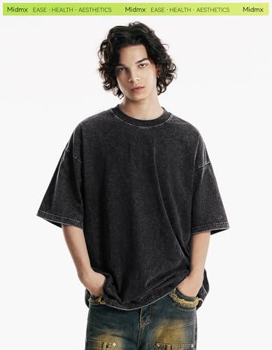 Oversize Cotton T Shirts for Women Unisex Mens Acid Washed T Shirt 100% Cotton2