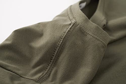 Image of KLIEGOU Men's 100% Cotton Longline T-Shirt, Pre-Shrunk Soft