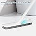 SetSail Floor Scrub Brush with 48-Inch Long Adjustable Handle 2 in 1 Scrape Brush Stiff Bristle Floor Scrubber for Cleaning Shower Bathroom Garage Kitchen Wall Deck Tub Tile