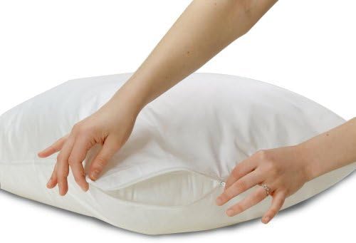 100% Cotton Dust Mite & Bed Bug Proof Pillow Protector 65x65