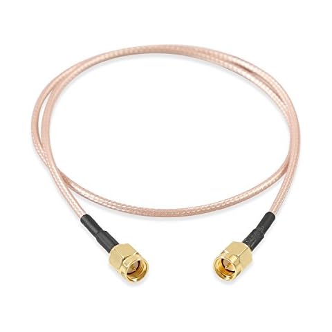 MWRF Source 2PC 20" SMA Male to SMA Male RG316 Cable Cover