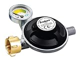 Enders GASDRUCKREGLER mit Manometer und integrierter Schlauchbruchsicherung EFV 50 mbar, 1,5 kg/h, Anschluss G 1/4
